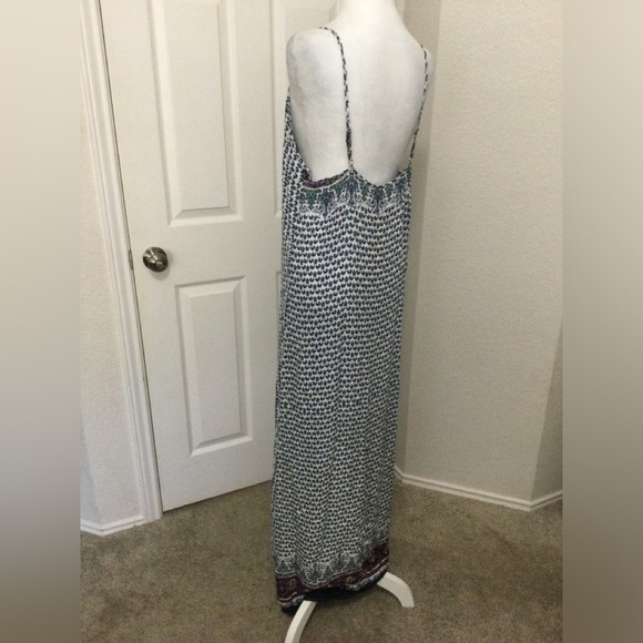 Ganji Floral Cotton Blend Maxi Dress Size L - Picture 5 of 10